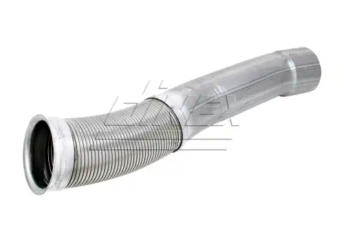 труба глушителя(промежуточная) !с гофрой плечи 390+370 D=130 MB Actros 950/952/954 53252 DINEX