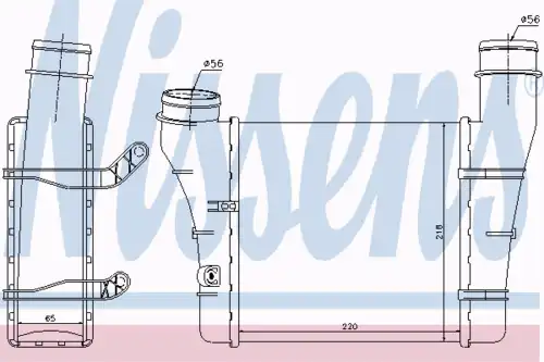 Интеркулер NISSENS 96707