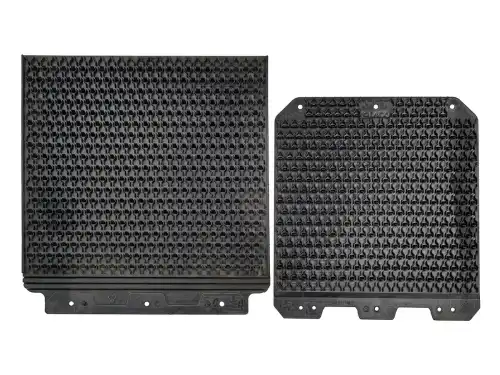 брызговик с антиспреем! пластик, 400x412мм, с монтаж. к-том Universal 87-87020-SX STELLOX