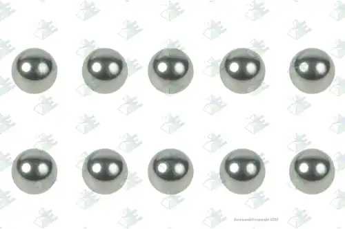 фиксатор синхронизатора! шарик d=6 мм 10x MAN,MB,DAF,RVI ZF 4S120/150/S4-90/R60/61/62 95530117 EURORICAMBI