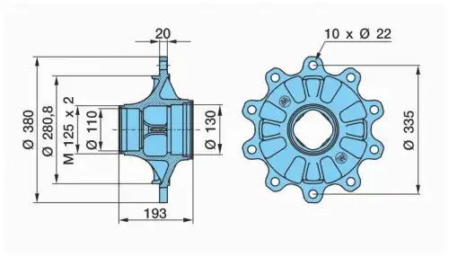 Ступица BPW 03.272.30.97.0