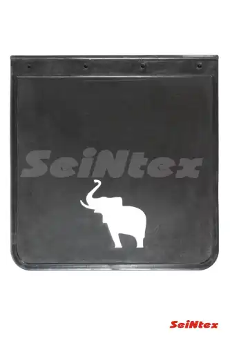 к-т брызговиков! 400x400mm, резиновые, с логотипом ''слон'' Schmitz 89762 SEINTEX