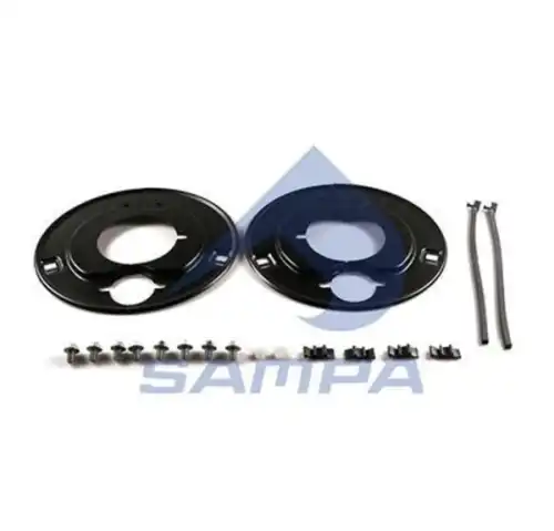 щитки пылезащитные !к-т на ось 300x200 кругл балка поворотная ось (юмбо)BPW 070.579 SAMPA