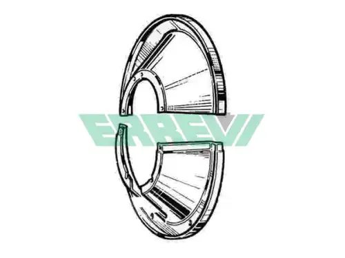 щитки пылезащитные !к-т на 1 сторону 419x178 d=195 D=470 h=76 ROR TM Q/TRAILOR L200 733047 ERREVI