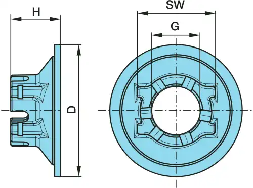 Гайка ступицы BPW 03.266.46.02.0