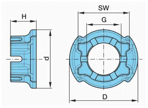 Гайка ступицы BPW 03.262.16.08.0
