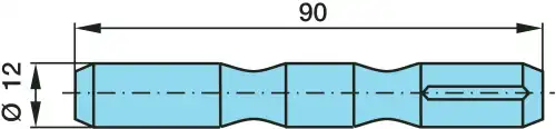палец пружины торм.колодки !12x90 BPW (открытое исполнение) 03.001.08.05.0