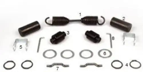 р/к торм. колодки !(к-т на сторону] (ролики+пружина) SMB C1 и С2/Fruehauf 090.506 SAMPA
