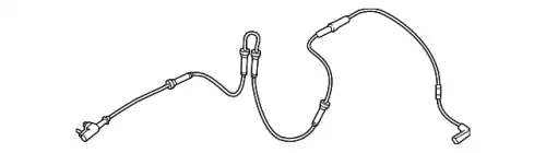 Датчик тормозных колодок LAND ROVER LR122455 электронный