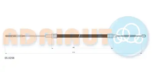 Трос ручного тормоза ADRIAUTO 55.0256