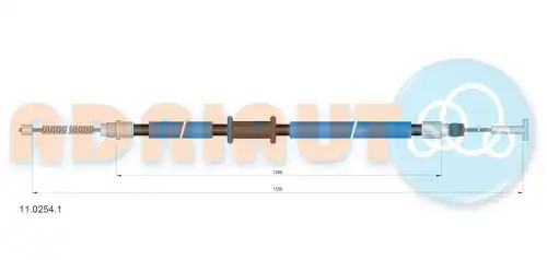 Трос ручного тормоза ADRIAUTO 11.0254.1