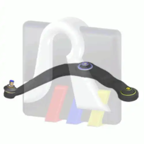 Рычаг подвески RTS 96-00739-2 слева Peugeot 206 1.6/2.0HDi/1.6HDi 98>