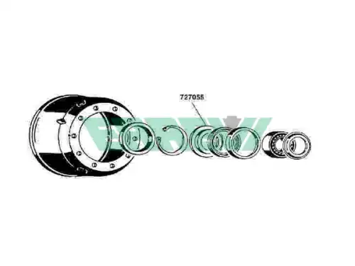 кольцо ступицы металл! шайба 86x115/139x22 BPW 6.5-9т ECO 727055 ERREVI