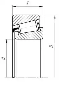 подшипник дифференциала !прав. 33024 120x180x48 MAN HY13110 FAG