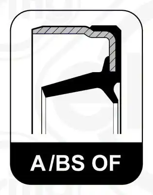 САЛЬНИК КОЛЕНЧАТОГО ВАЛА - РЕЗИНОМЕТАЛЛ 481450 ELRING