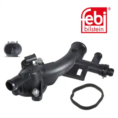патрубок системы охлаждения! Opel Astra J 10>, Corsa D 06>, Insignia 08> 103086 FEBI