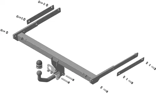 Фаркоп MOTODOR 90702-A условно-съемный 1750 кг./ 75 кг.