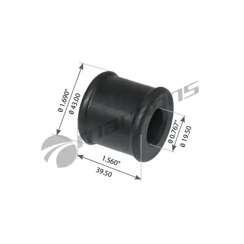 сайлентблок амортизатора !D19,5xD43x40mm Iveco EuroStar/Tech/Trakker/mover/cargo 700351 MANSONS