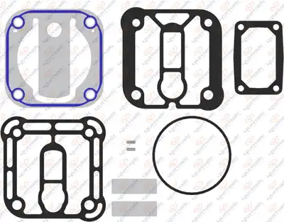 р/к компрессора !(кмр) прокладки, клапаны Volvo FL RK.01.159.15 YUMAK
