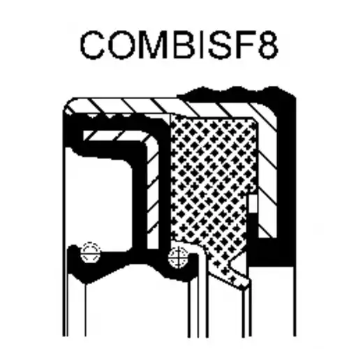 сальник ступицы! FPM 66x92x19IVECO EuroCargo/EuroTech/EuroTrakker 120 171 47B CORTECO