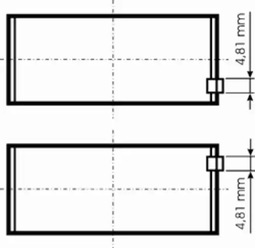 вкладыши шатунные !STD пара RVI MIDR 06.23.56, ЯМЗ-650 79 363 600 KS