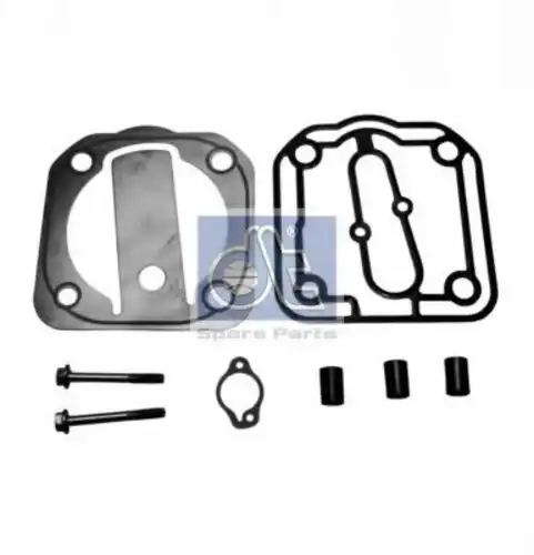 р/к компрессора!(рм) 2прокладки с клапаном, 2болта,3втулки MB Actros OM 501/502 4.90807 DT