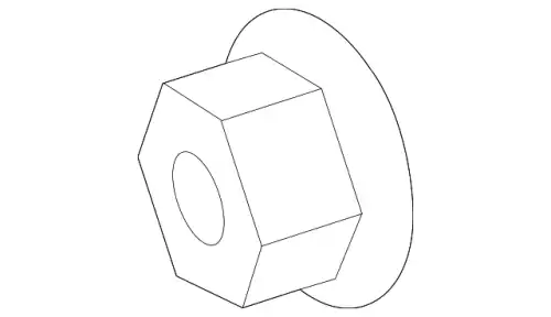 Гайка автомобильная PORSCHE WHT004886