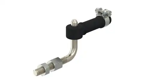 тяга крана уровня пола !в сборе с рез.наконечником DAF,MB,Iveco,MAN,RVI,Scania,Volvo 433 401 003 0 WABCO