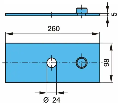 Серьга рессоры BPW 05.281.37.16.0