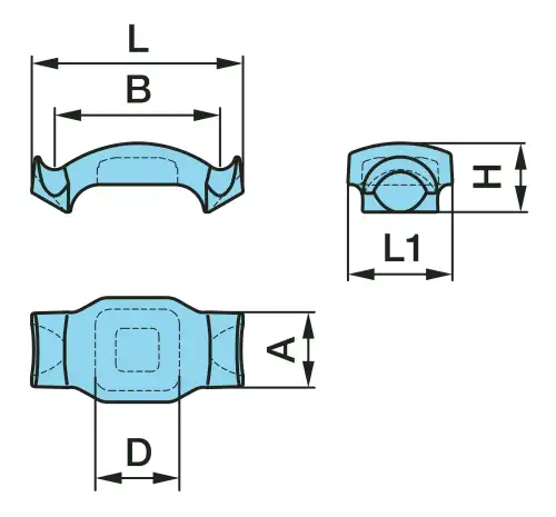 сегмент !(м) под стремянкуBPW 03.032.21.63.0
