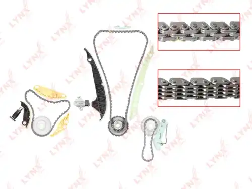 Комплект цепи ГРМ!масляный насос, распредвал, упорная шайба, z170, z60, z96 AUDI A3 1.8 12> TK-0053 LYNXAUTO