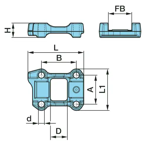 кронштейн амортизатора !левый без пальца BPW 03.032.21.59.0