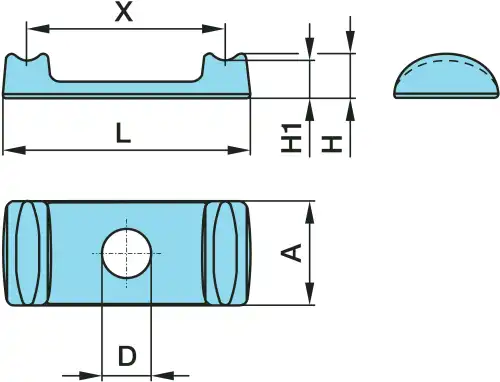 пластина крепления рессоры !(м)143x180BPW 03.145.10.40.0