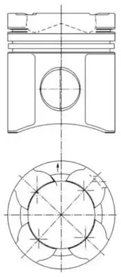 поршневая группа !d128 R6 MAN D2866 LF 31/LF 32 Euro 2 97 -> 94 850 960 KS