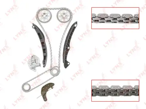 рем.к-кт ГРМ! цепной Skoda Fabia/Rapid/Roomster 1.2 07-15, VW Polo 1.2 07> TK0041 LYNXAUTO