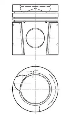 поршневая группа !99984600+88640110 d130 R6 DAF 85/95 XE 315C1/XE280C1 Euro 3 99 984 960 KS