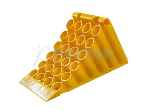 упор противооткатный! L=464 H=230 R=560, желтый, DIN 76051-53 Universal 250-3927010 ROSTAR