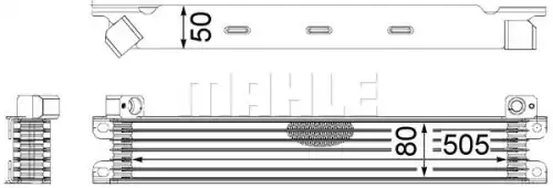 Масляный радиатор MAHLE CLC 175 000S