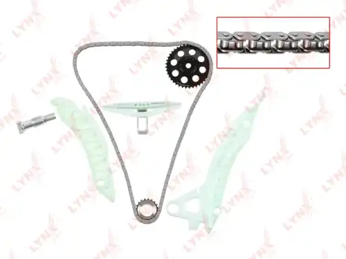 ремкомплект ГРМ! цепной, cо звездочками Peugeot 3008/5008/308/508, Citroen C4/C5 1.6 02> TK-0162 LYNXAUTO