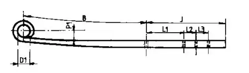 Рессора подвески WEWELER F256Z059ZA75