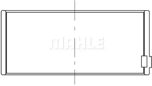 вкладыши шатунные (пара) !STD 6xRVI MIDR 06.23.56 209 PL 20225 000 MAHLE