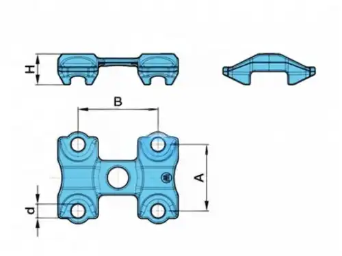 площадка опорная! рессоры BPW 03.145.25.38.0