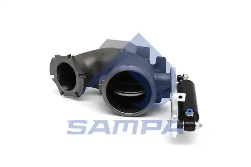 коллектор выпускной! с дроссельной заслонкой MAN 023.360 SAMPA