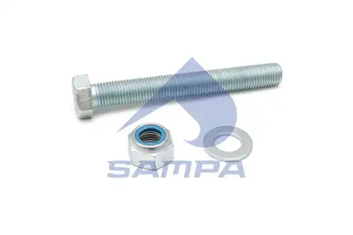 болт рессоры в сборе! с гайкой M30x3.5/205 (AR/M/O/U) SAF 075625 SAMPA