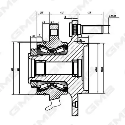 Ступица GMB GH34900A