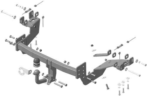 Фаркоп MOTODOR 91312-A условно-съемный 1700 кг./ 75 кг.