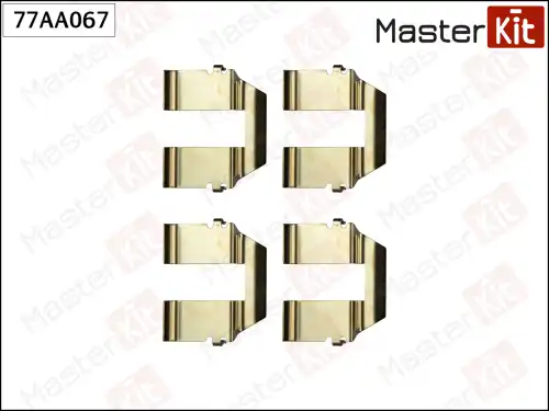 ремк-т тормозных колодок задн.! Ford Galaxy 1.9TDi/2.0i/2.3 16V 95-06 77AA067 MASTERKIT