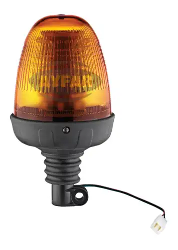 маячок проблесковый! LED желтый 12/24V D137 H250 крепление на кронштейн Universal TR 518-6 AYFAR