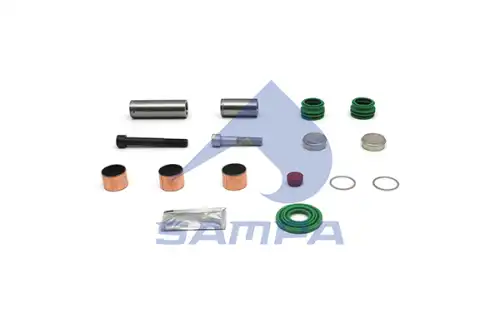 р/к дискового тормоза! (мр) направляющие,болты,втулки,пыльник,смазка для MAXX22 MAN 094.556 SAMPA