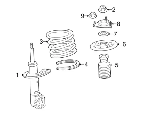 подшипник! стойки передней подвески Mitsubishi Lancer CS1A/CS2A 4060A711